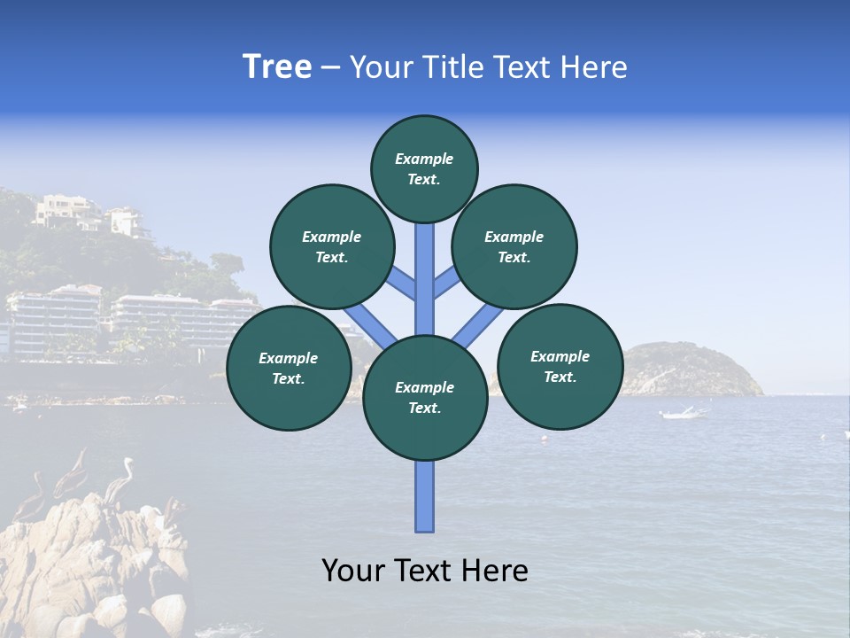 Resort Sand Surf PowerPoint Template