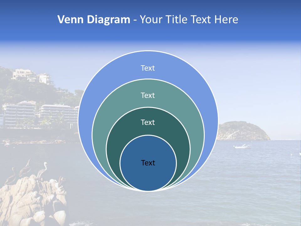 Resort Sand Surf PowerPoint Template