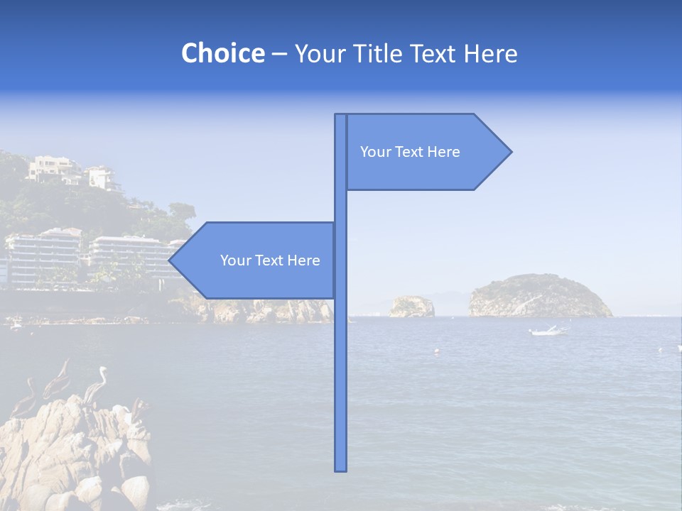 Resort Sand Surf PowerPoint Template