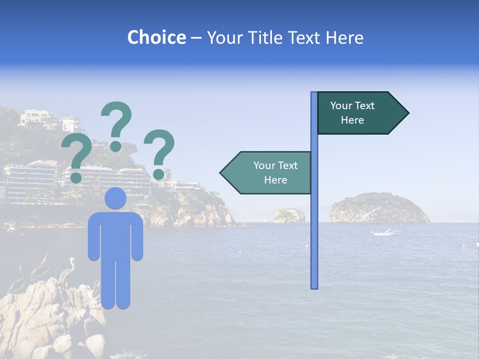 Resort Sand Surf PowerPoint Template