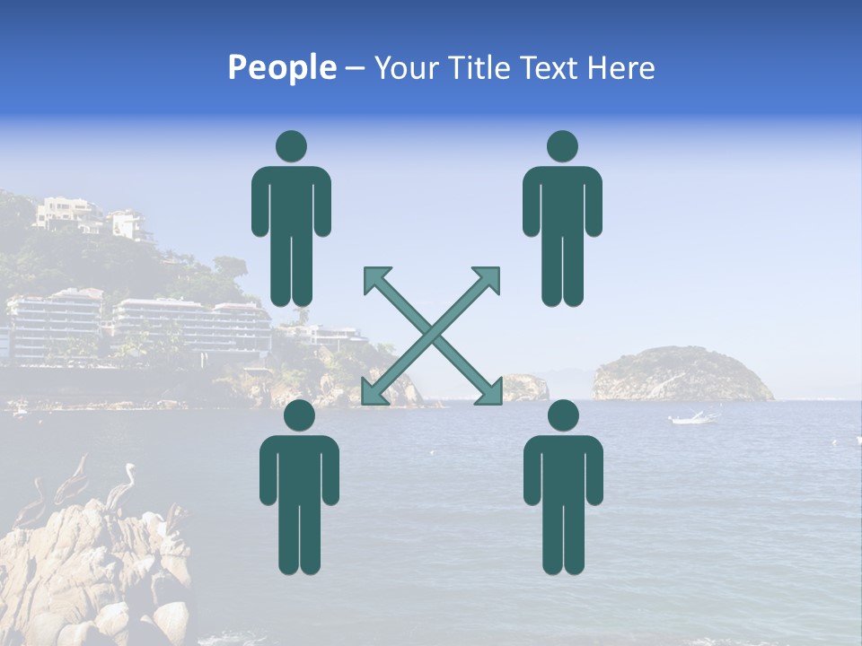 Resort Sand Surf PowerPoint Template