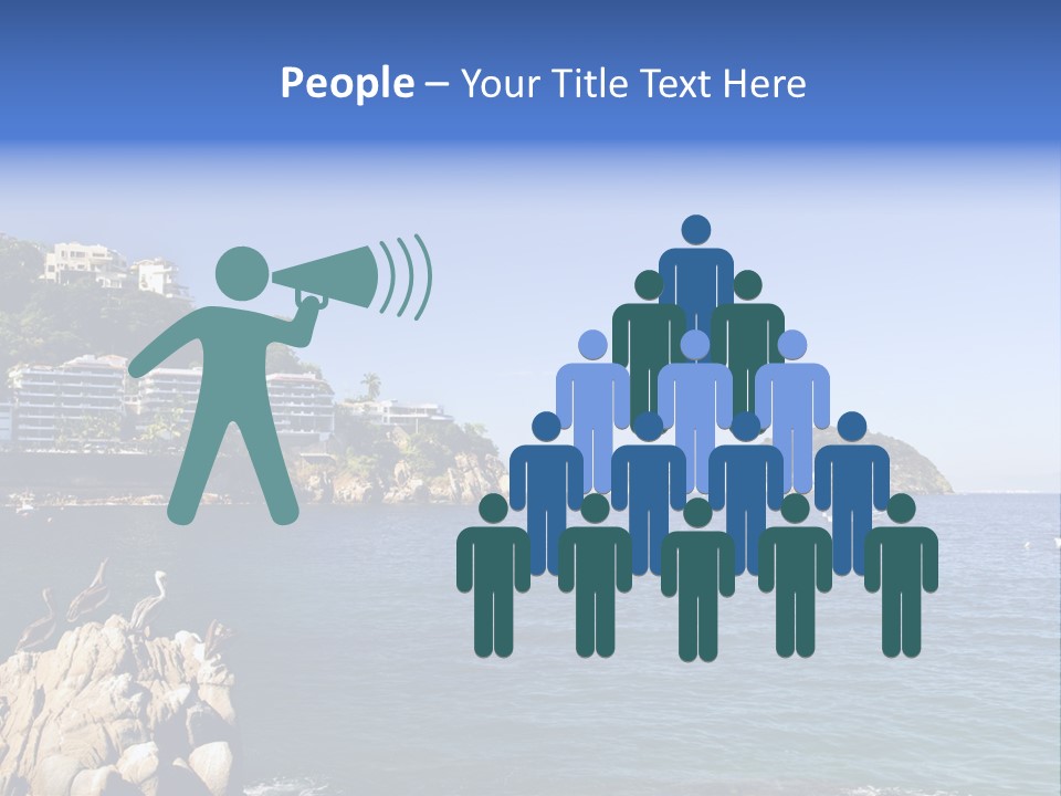 Resort Sand Surf PowerPoint Template