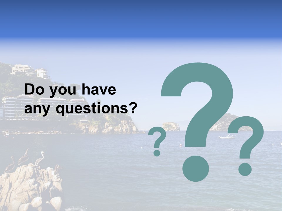 Resort Sand Surf PowerPoint Template