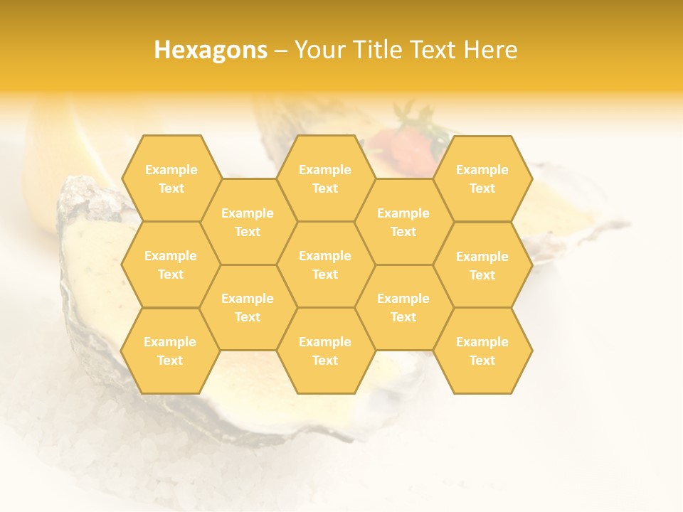 Raw White Food PowerPoint Template