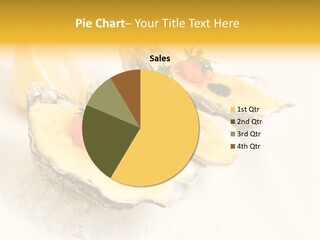 Raw White Food PowerPoint Template