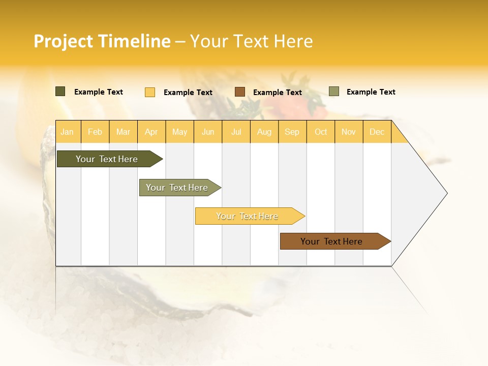 Raw White Food PowerPoint Template