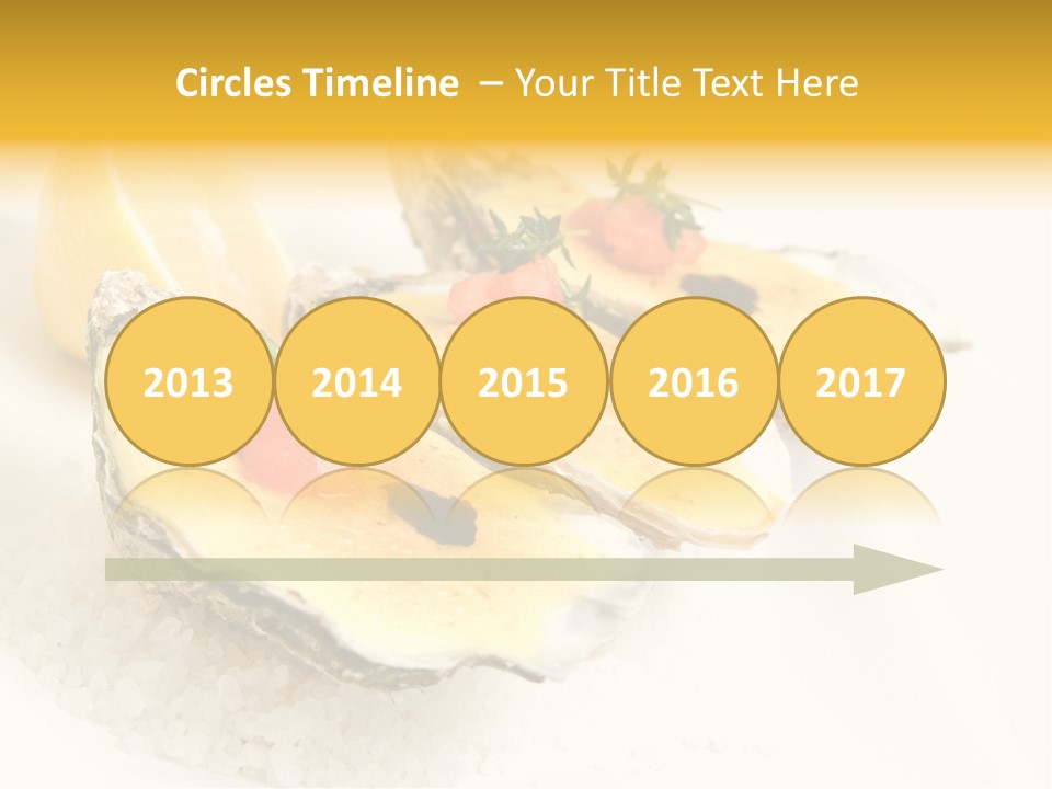 Raw White Food PowerPoint Template