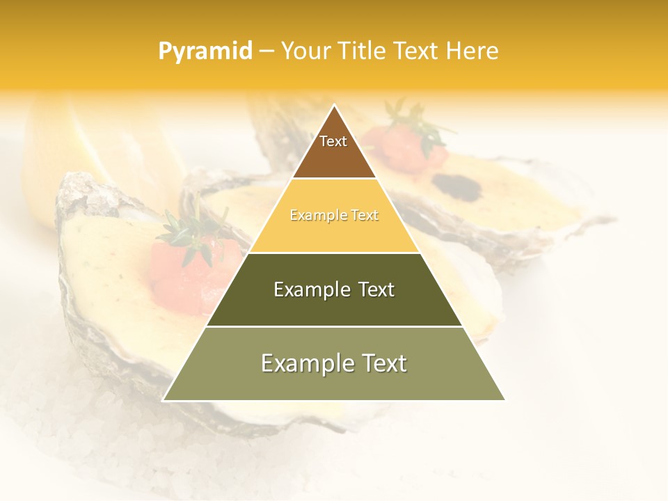 Raw White Food PowerPoint Template