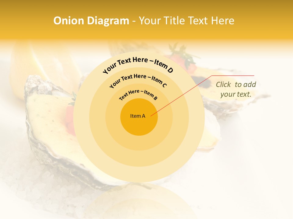 Raw White Food PowerPoint Template