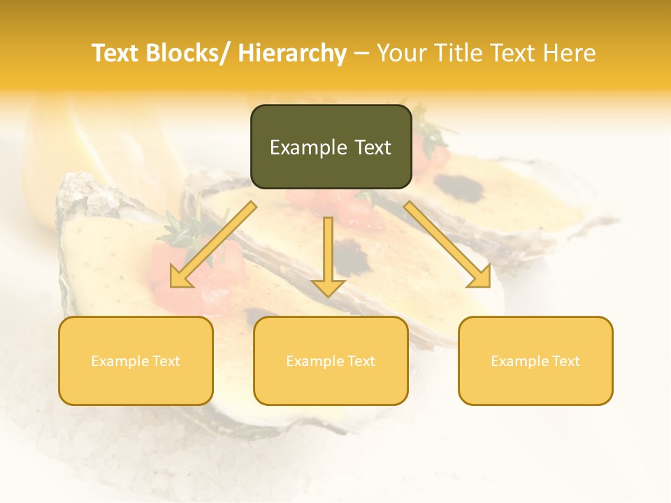 Raw White Food PowerPoint Template