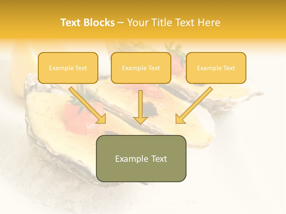 Raw White Food PowerPoint Template