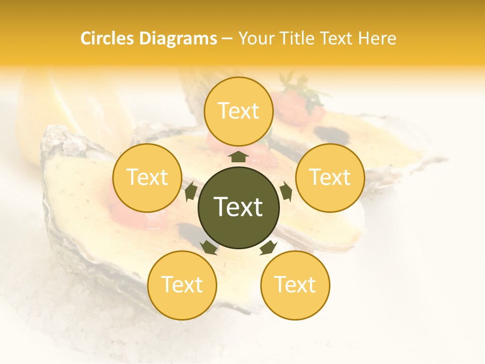 Raw White Food PowerPoint Template