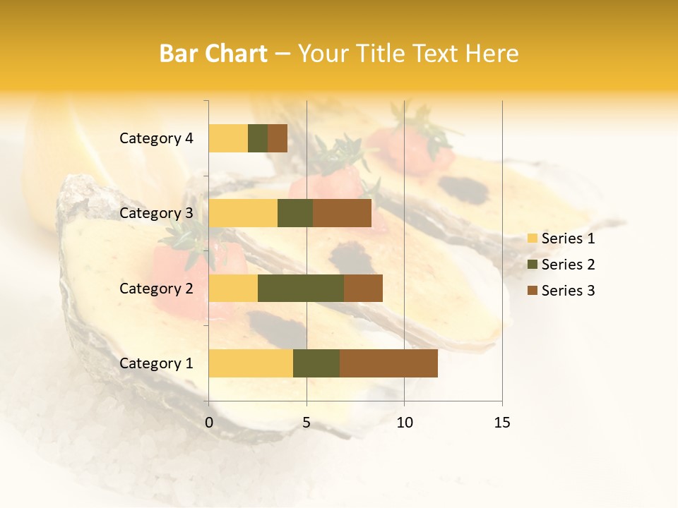 Raw White Food PowerPoint Template