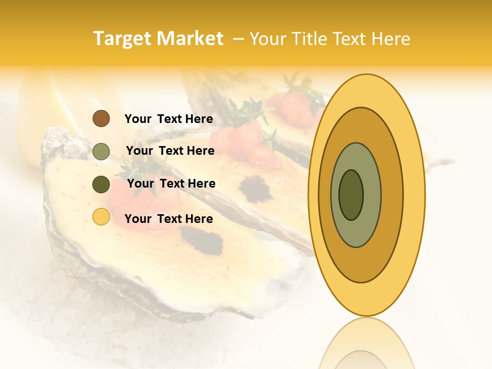 Raw White Food PowerPoint Template