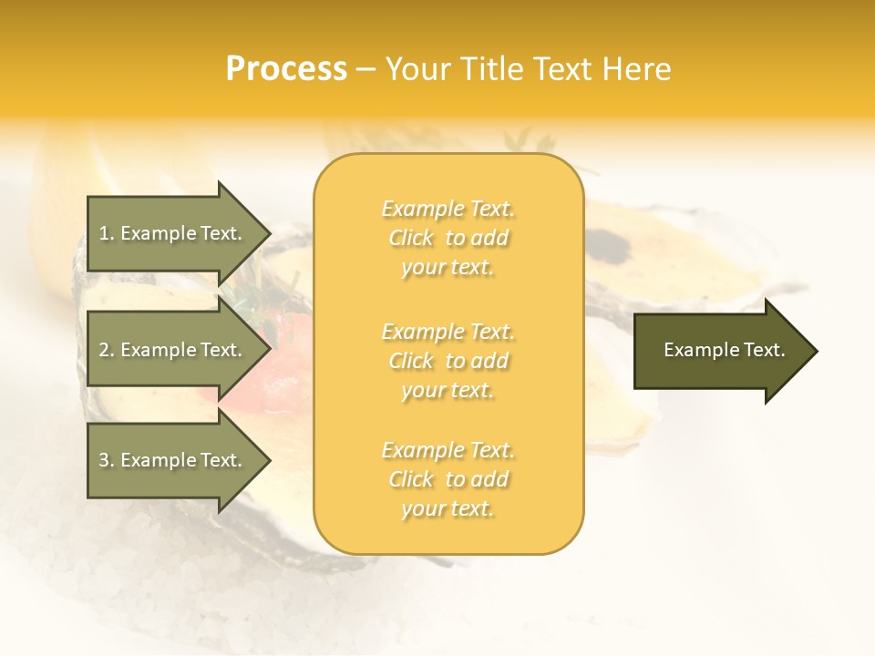 Raw White Food PowerPoint Template