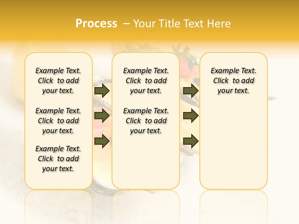 Raw White Food PowerPoint Template