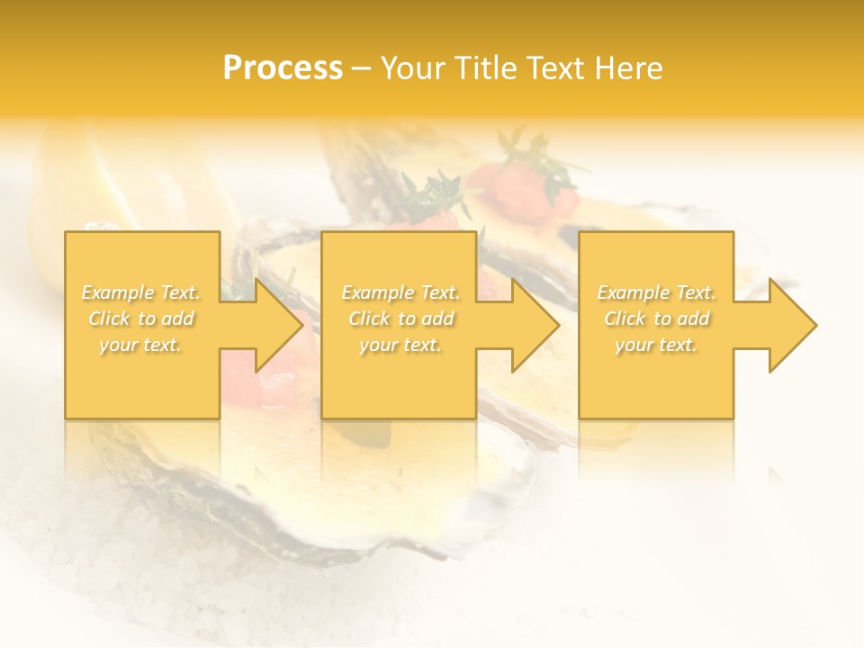 Raw White Food PowerPoint Template