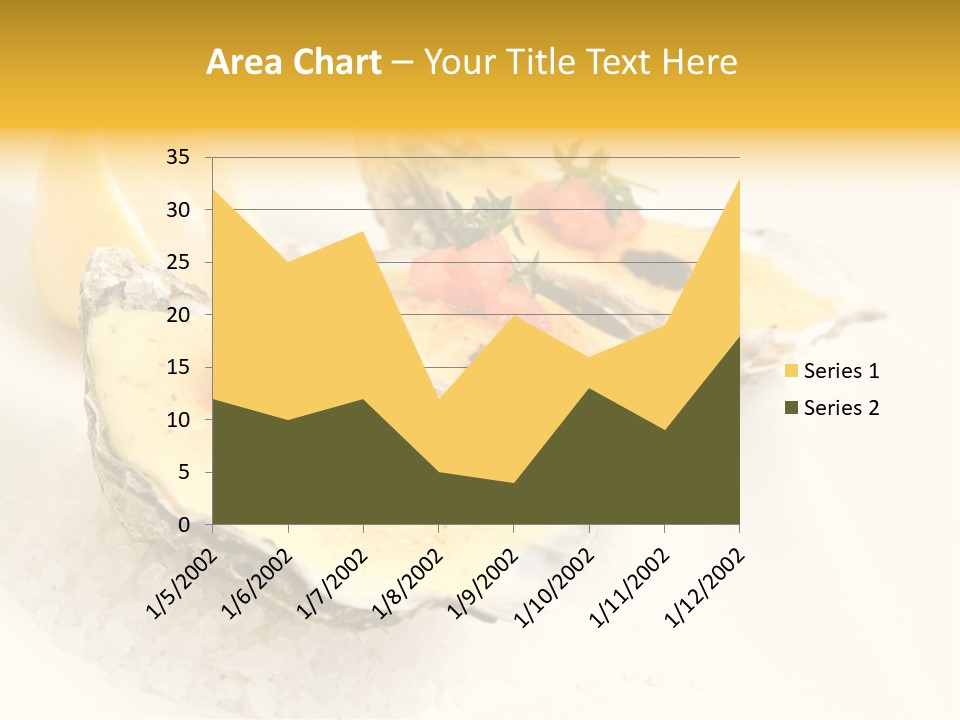 Raw White Food PowerPoint Template