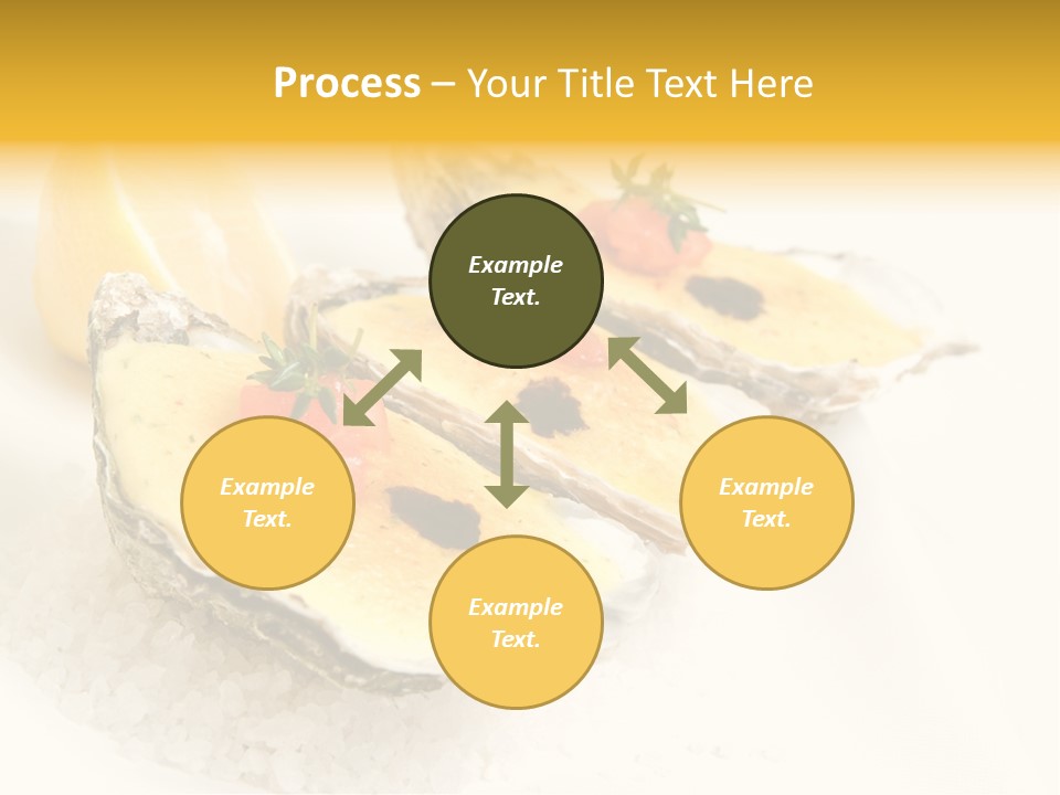 Raw White Food PowerPoint Template