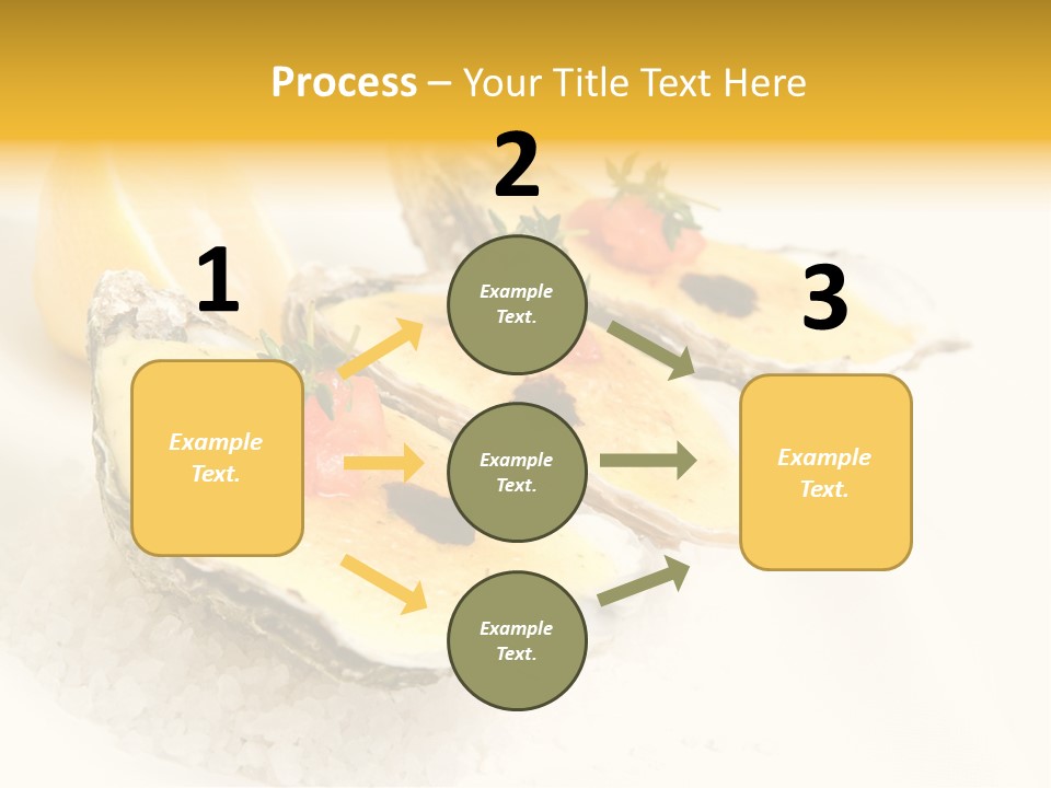 Raw White Food PowerPoint Template