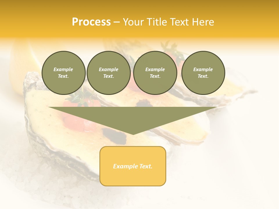 Raw White Food PowerPoint Template