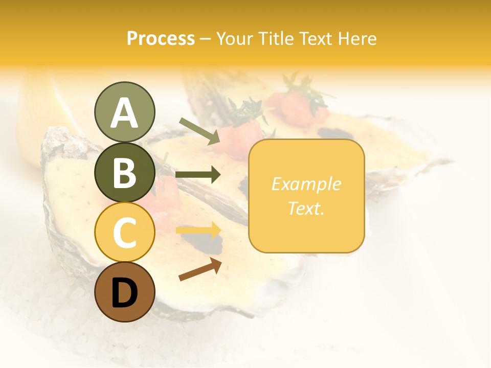 Raw White Food PowerPoint Template