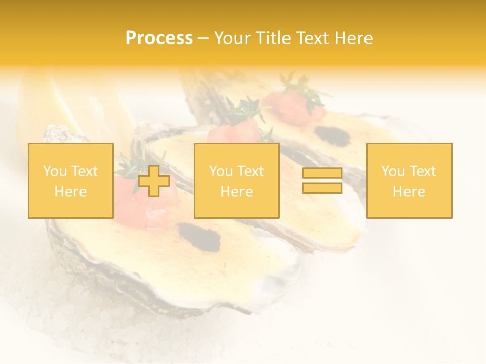 Raw White Food PowerPoint Template