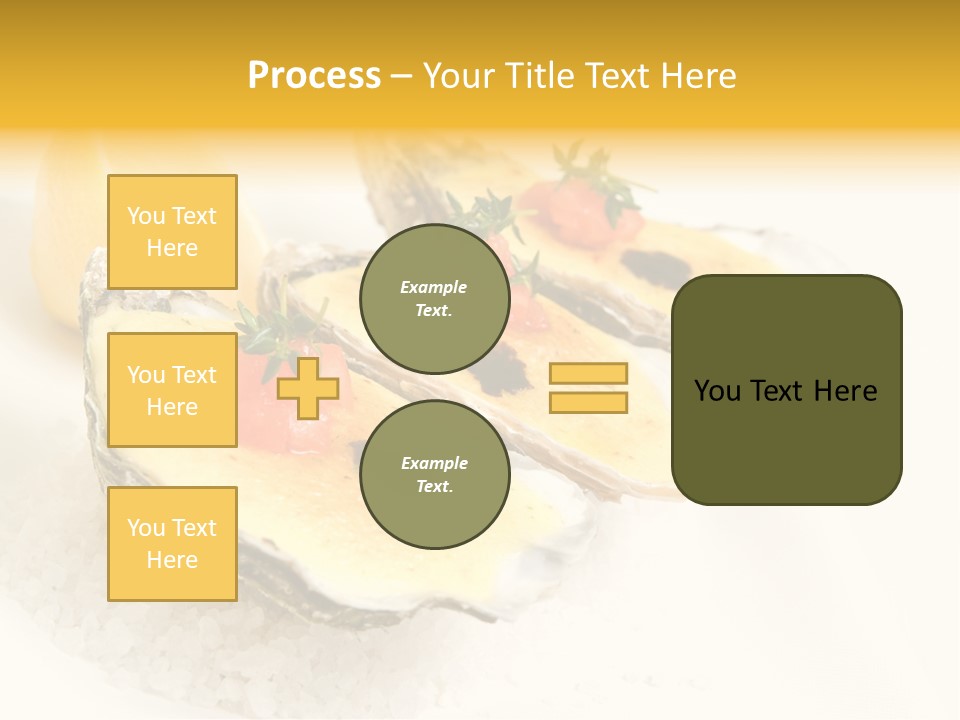 Raw White Food PowerPoint Template