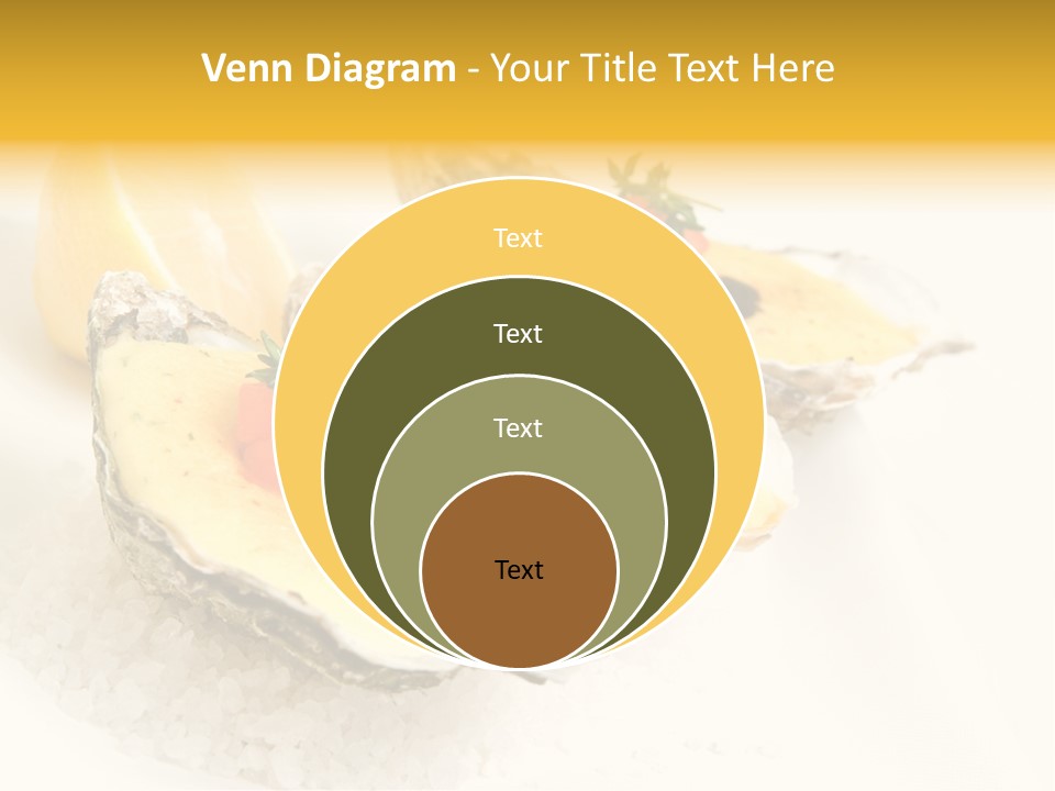 Raw White Food PowerPoint Template