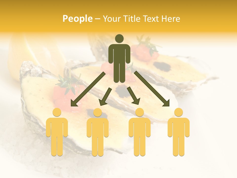 Raw White Food PowerPoint Template