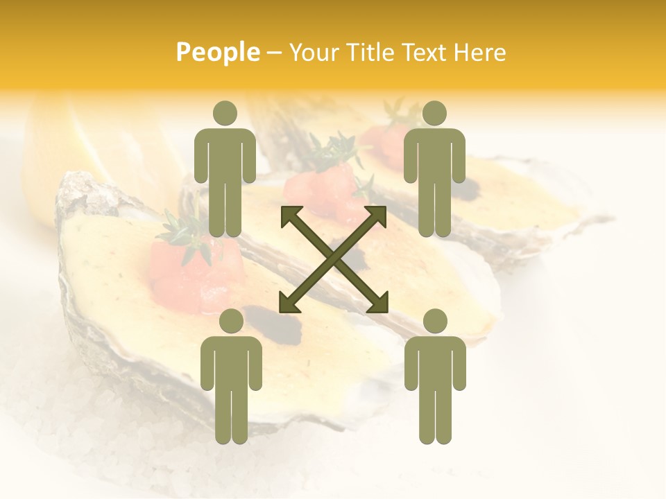 Raw White Food PowerPoint Template