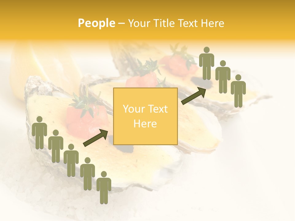 Raw White Food PowerPoint Template