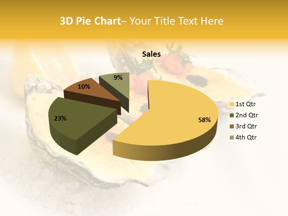 Raw White Food PowerPoint Template