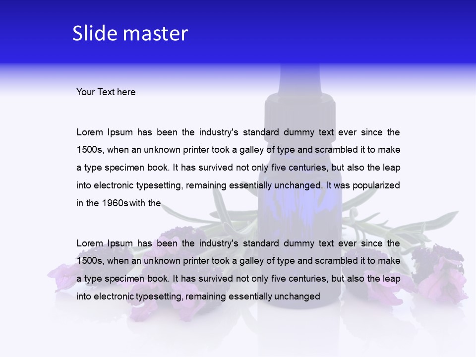 Flower Scented Herbal PowerPoint Template