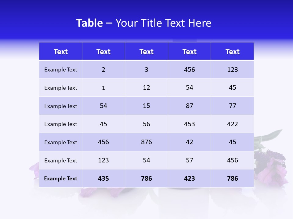 Flower Scented Herbal PowerPoint Template