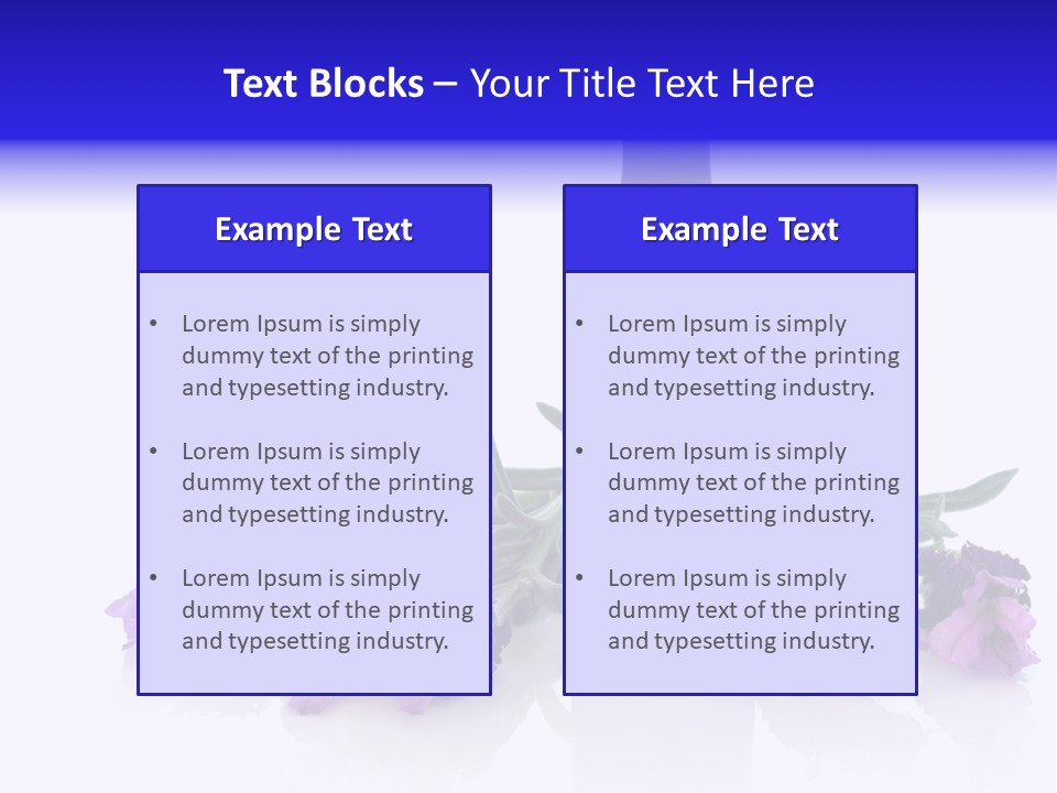 Flower Scented Herbal PowerPoint Template