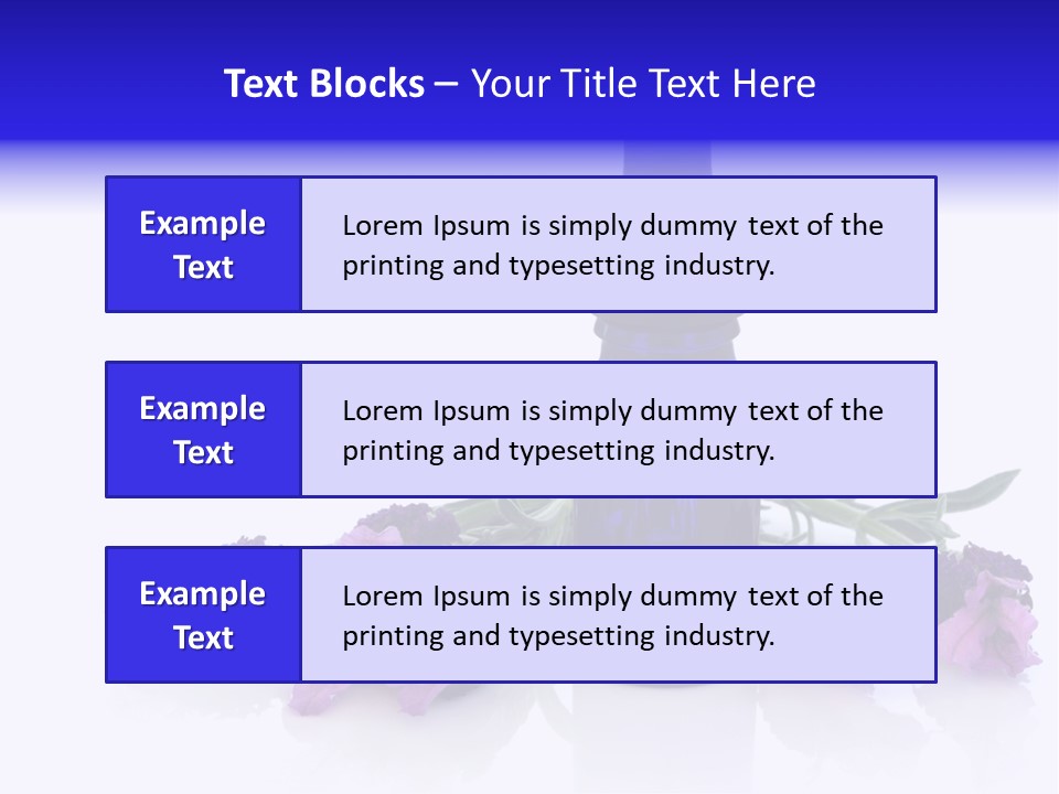 Flower Scented Herbal PowerPoint Template