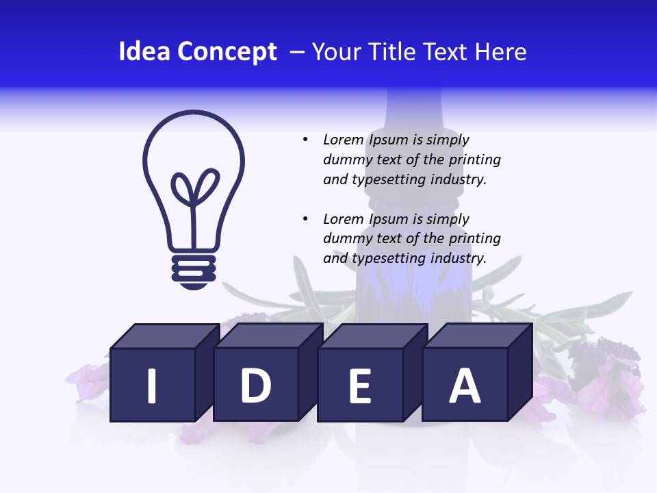 Flower Scented Herbal PowerPoint Template