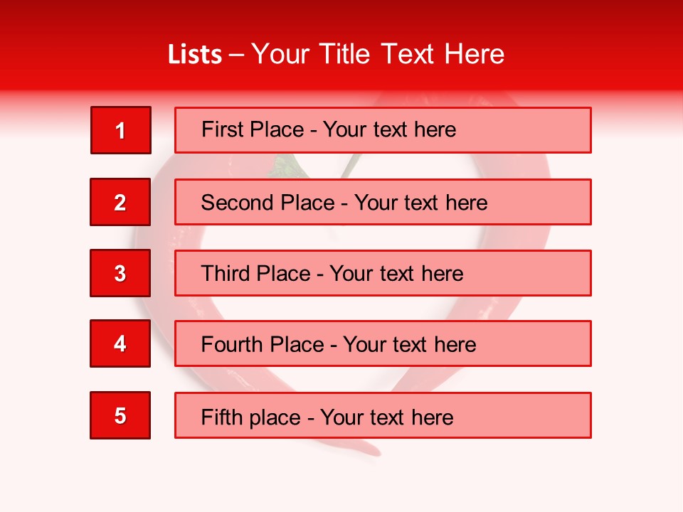 Cuisine Chilli Delicious PowerPoint Template