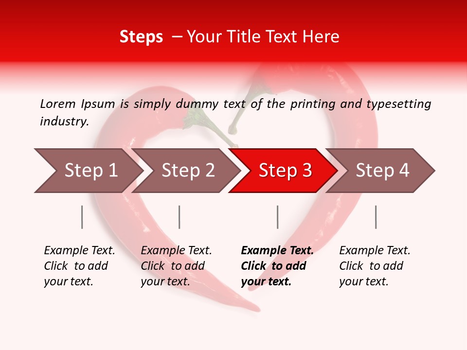 Cuisine Chilli Delicious PowerPoint Template