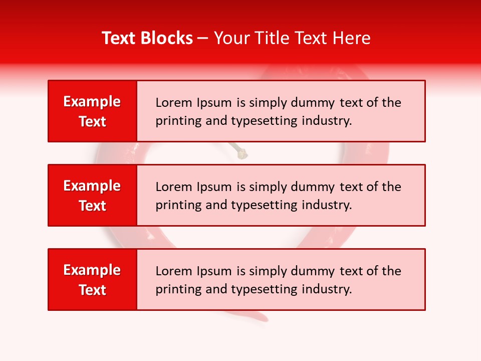 Cuisine Chilli Delicious PowerPoint Template