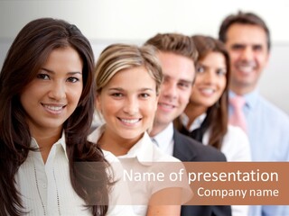 Latin Men Group PowerPoint Template