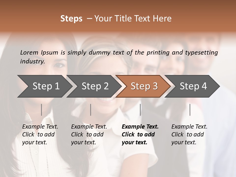 Latin Men Group PowerPoint Template