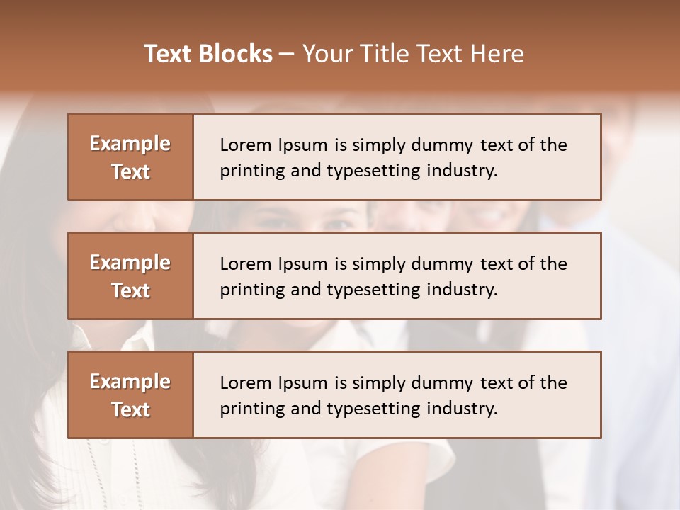 Latin Men Group PowerPoint Template