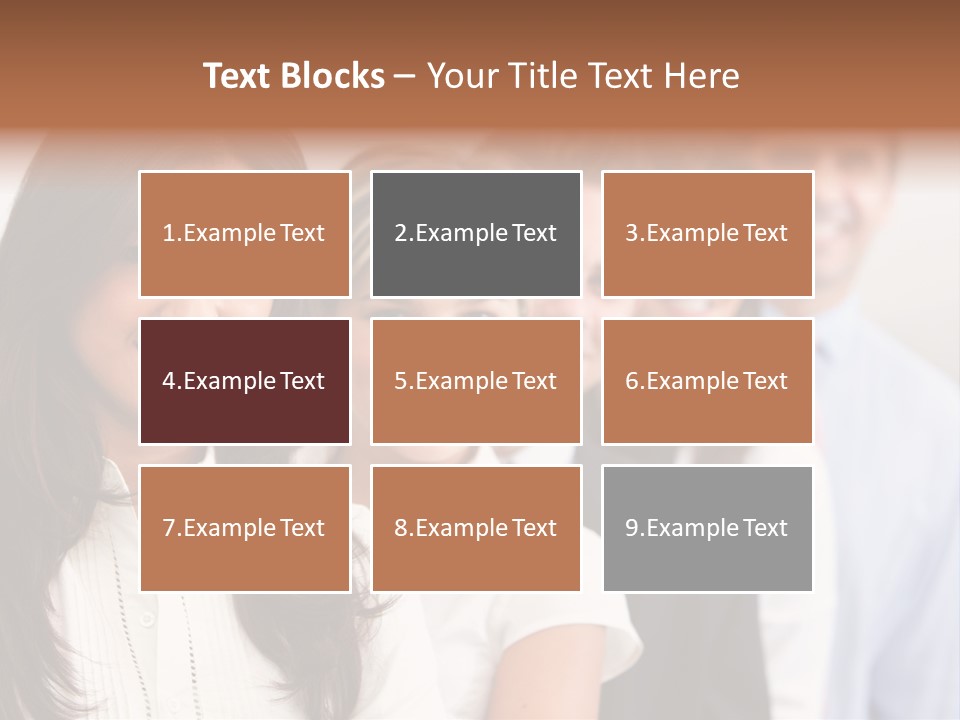 Latin Men Group PowerPoint Template