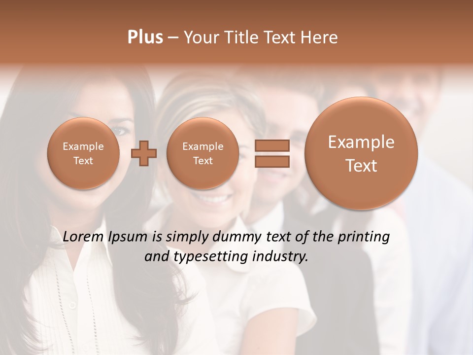 Latin Men Group PowerPoint Template