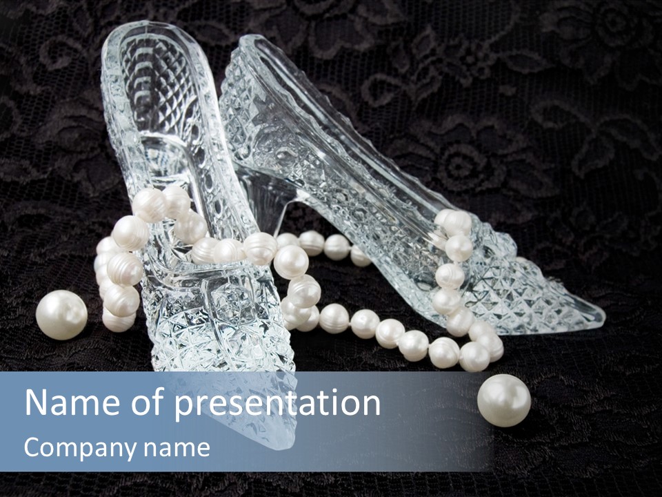 Accessories Slipper Objects PowerPoint Template