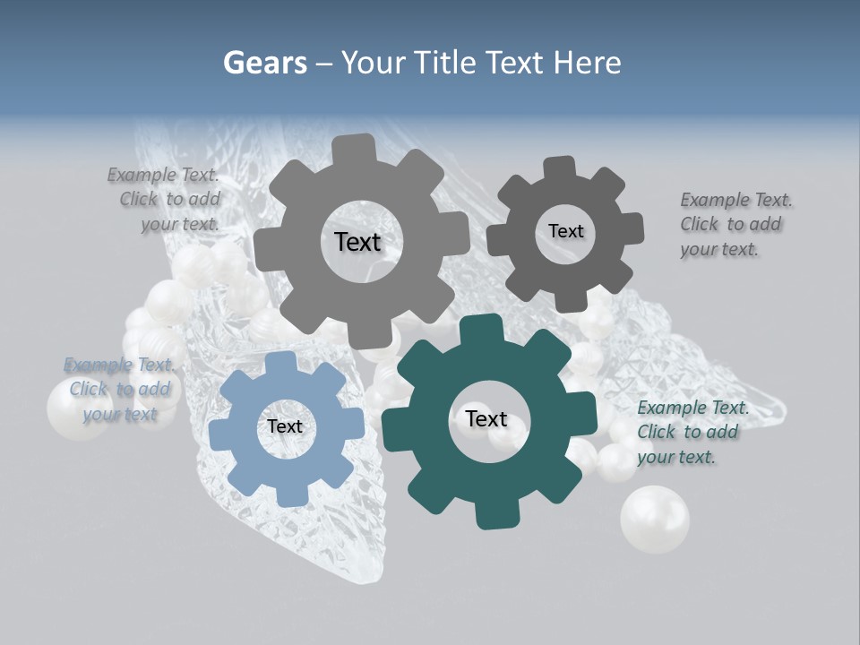 Accessories Slipper Objects PowerPoint Template