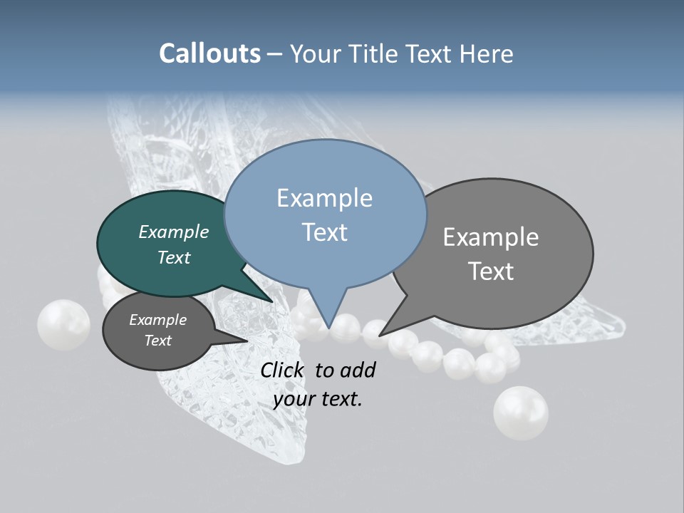 Accessories Slipper Objects PowerPoint Template