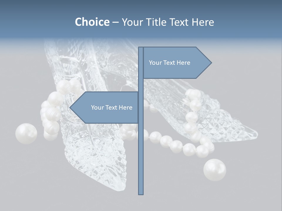 Accessories Slipper Objects PowerPoint Template